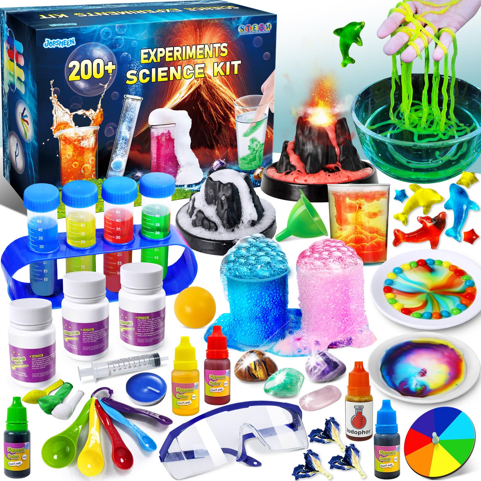 JOPSHEEN 200+ Science Experiments Kit for Kids, Science Project
